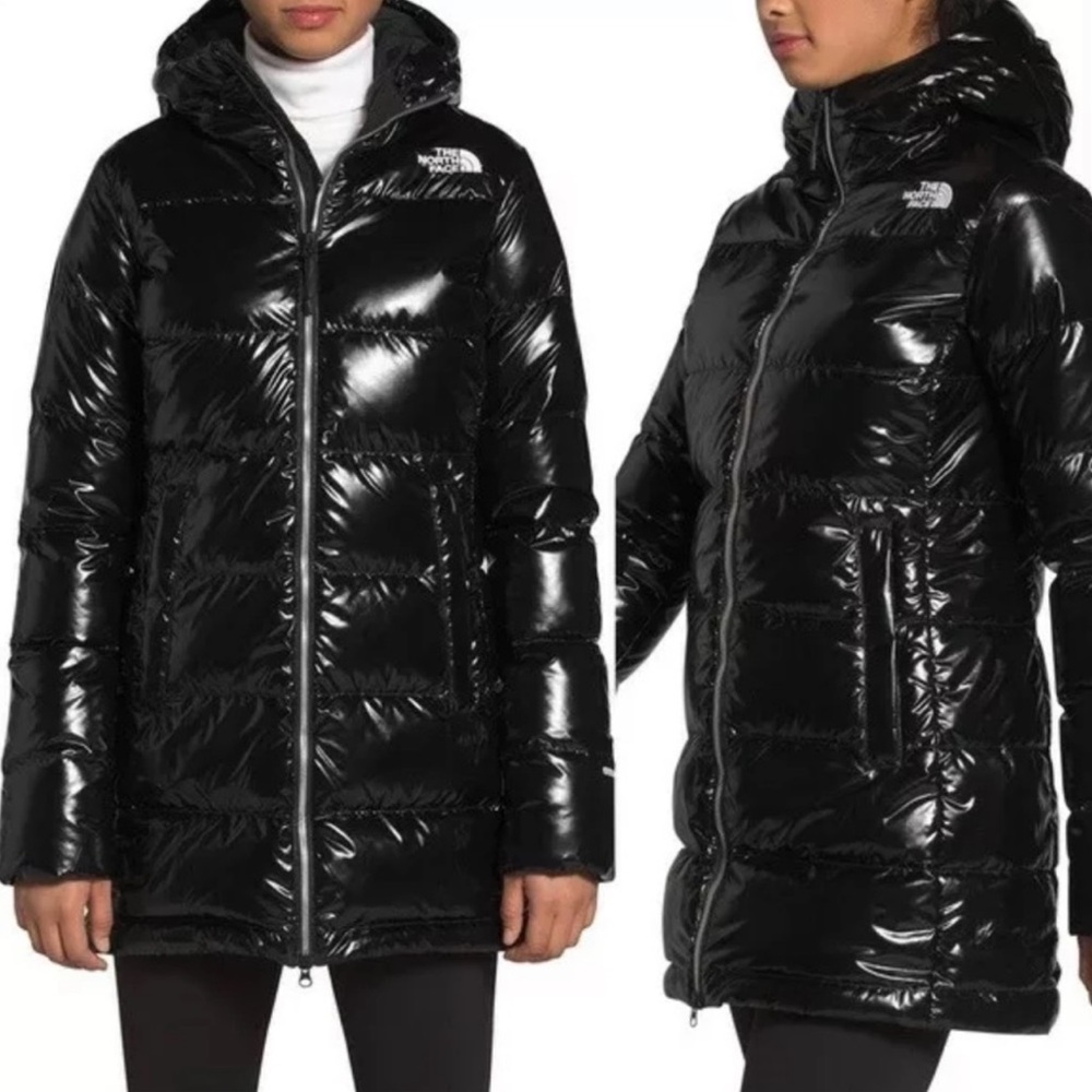 The NorthFace Gotham Parka in Black Matte Shine